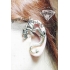 Ear cuffs (кафф) Дракон с извивающимся хвостом фото пирсинг 3