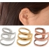 Ear cuffs (кафф) Трио-люкс цвет серебро фото пирсинг 2