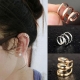 Ear cuffs (кафф) Трио-люкс цвет золото