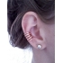 Ear cuffs (кафф) Ариадна цвет серебро фото пирсинг 2