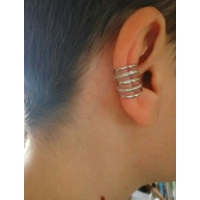 Пирсинг Ear cuffs (кафф) Ариадна цвет серебро производства Гонконг  