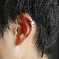 Пирсинг Ear cuffs (кафф) Котенок производства Гонконг  