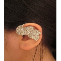 Пирсинг Ear cuffs (кафф) Алмазные листья производства Гонконг  