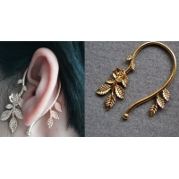 Пирсинг Ear cuffs (кафф) Роза производства Гонконг  