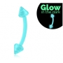 Микробанан 1,2 мм UV - конус UV светонакопительный / 1,2*10*3х3 / разные цвета