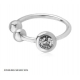 Обманка кольцо серебро с камнем завальцовка 0,8*6 мм