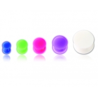 Пирсинг Плаг силиконовый светонакопительный 18 мм / разные цвета производства Thailand  