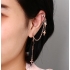 Ear cuffs (кафф) Крыло с пусетом / мед. сталь покрытие золото розовое фото пирсинг 1