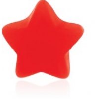 Пирсинг Аксессуар на шарик штанги для пирсинга языка - Звезда светящаяся силикон / разные цвета производства Thailand  