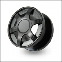 Пирсинг Тоннель анодированная сталь черная диск автомобильный 16 мм производства Thailand  