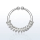Обманка кольцо серебро 925 пробы с дизайном балийской проволоки AGSEP12A/ 1,0*12 