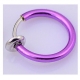 Обманка кольцо сталь анодирование темно-фиолетовый,1 шт.