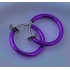 Обманка кольцо сталь анодирование темно-фиолетовый,1 шт. фото пирсинг 1