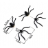 Серьга-фейк паук черный, шт. фото пирсинг 2