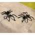 Серьга-фейк паук черный, шт. фото пирсинг 1