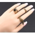 Комплект колец на пальцы и фаланги пальцев Boho стиль антик золото / 8 штук фото пирсинг 3