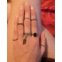 Комплект колец на пальцы и фаланги пальцев Boho стиль антик золото / 8 штук фото пирсинг 5