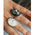 Кольцо Перламутр, размер 18 / цвет серый дым фото пирсинг 4