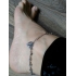 Браслет на ногу Нимфа / цвет серебро антик фото пирсинг 3