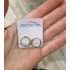 Серьга кольцо цвет золото 18 мм, пара фото пирсинг 3