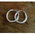 Серьга кольцо цвет сталь 18 мм, пара фото пирсинг 2