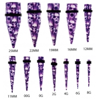 Пирсинг Растяжка акриловая картинка черепа 10 мм производства США  